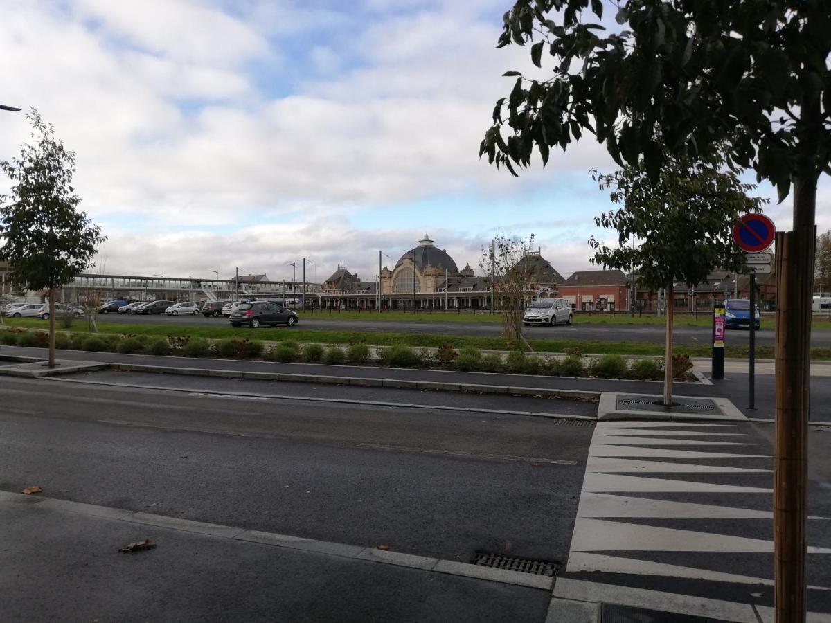 appartement avec 2 chambres, proche de la gare de saint brieuc Extérieur photo